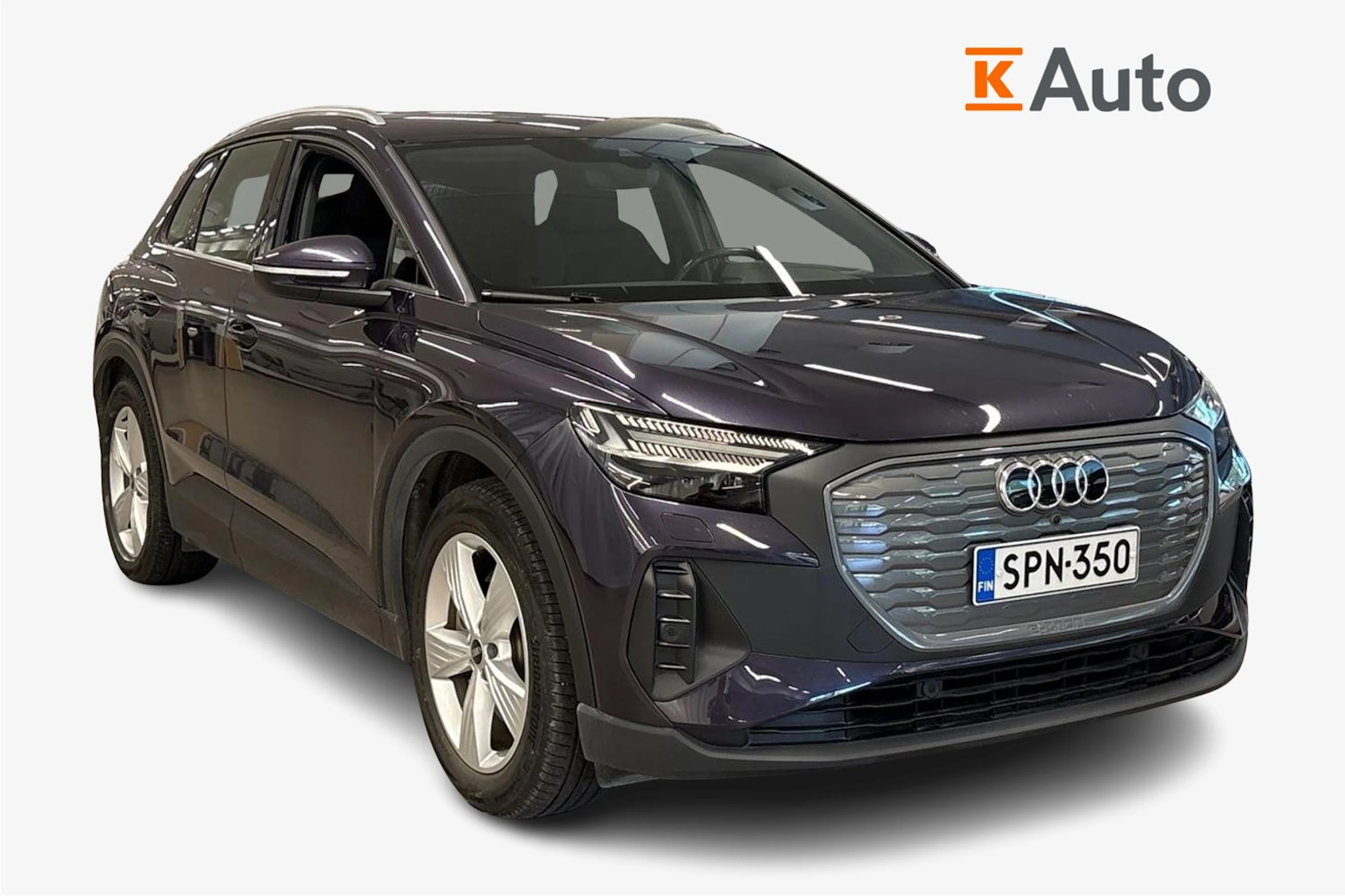 met. vihreä Audi Q4 e-tron 2023 kuva 1.