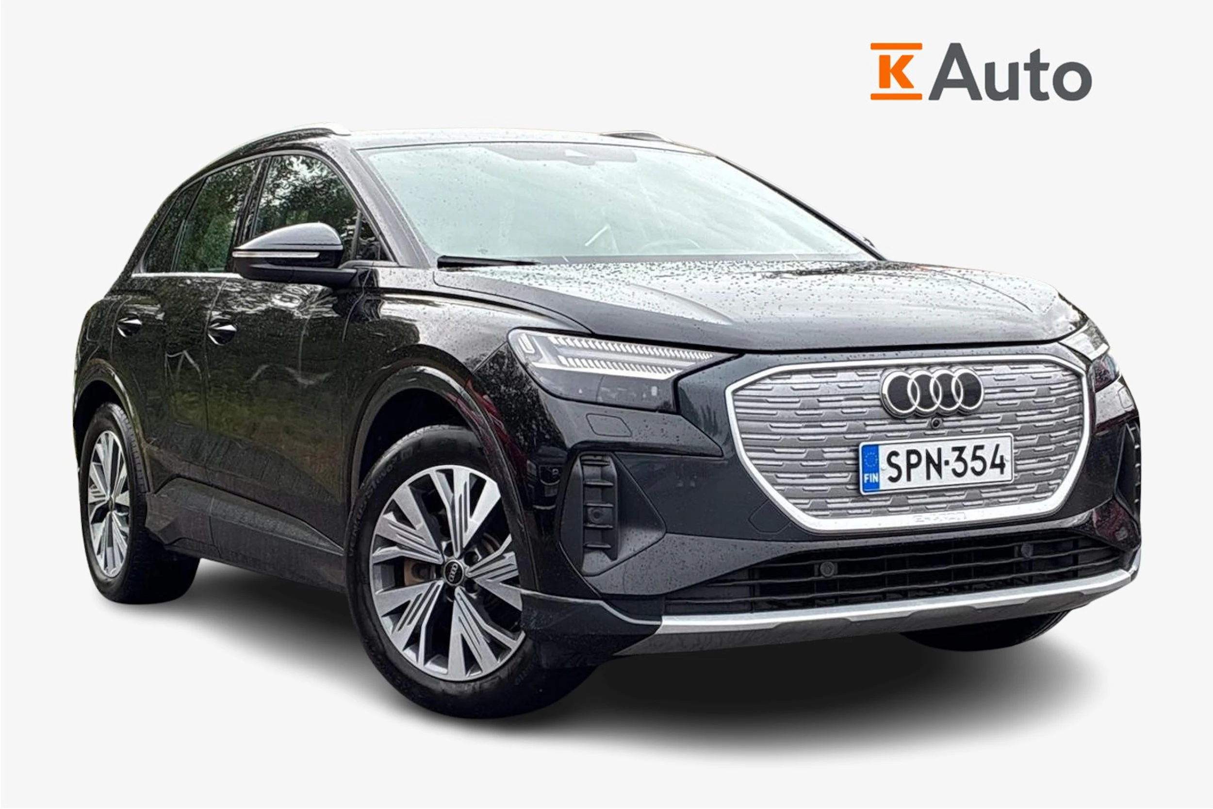 musta Audi Q4 e-tron 2023 kuva 1.