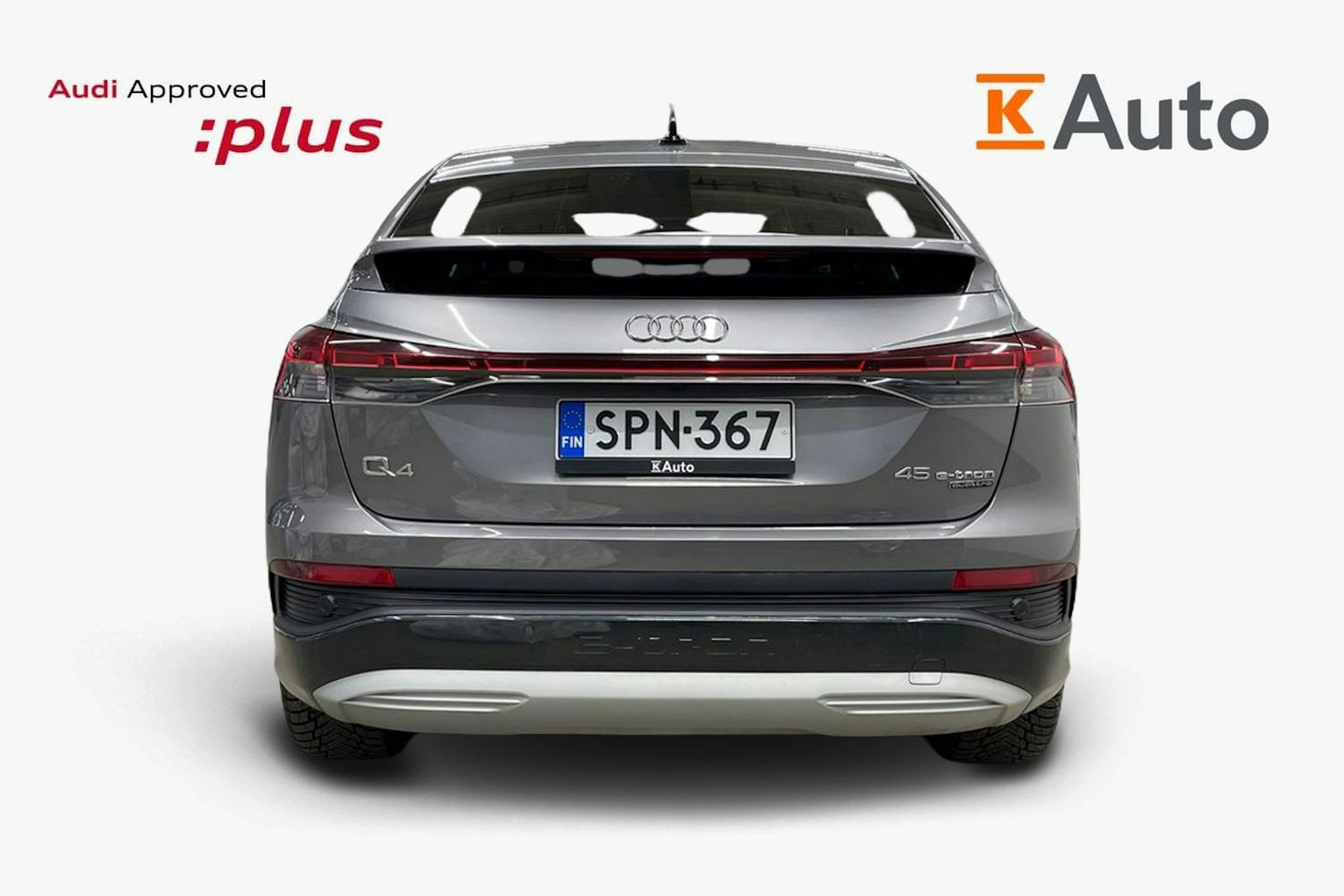 Harmaa Audi Q4 e-tron 2023 kuva 3.