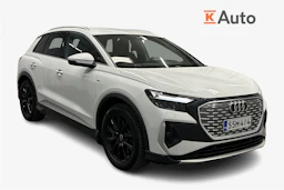 valkoinen Audi Q4 e-tron 2023 kuva 1.