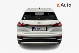 valkoinen Audi Q4 e-tron 2023 kuva 3.
