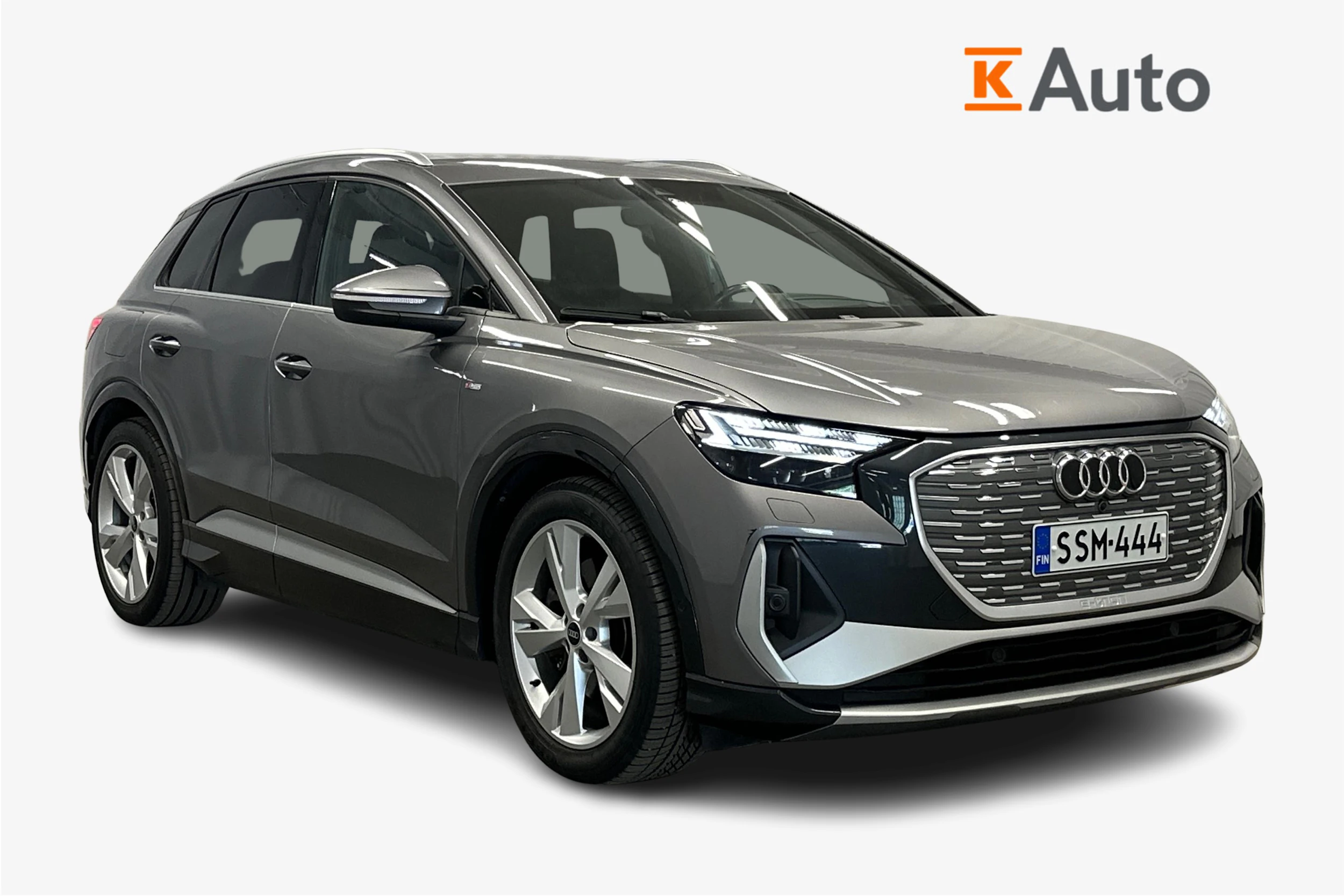 harmaa Audi Q4 e-tron 2023 kuva 1.