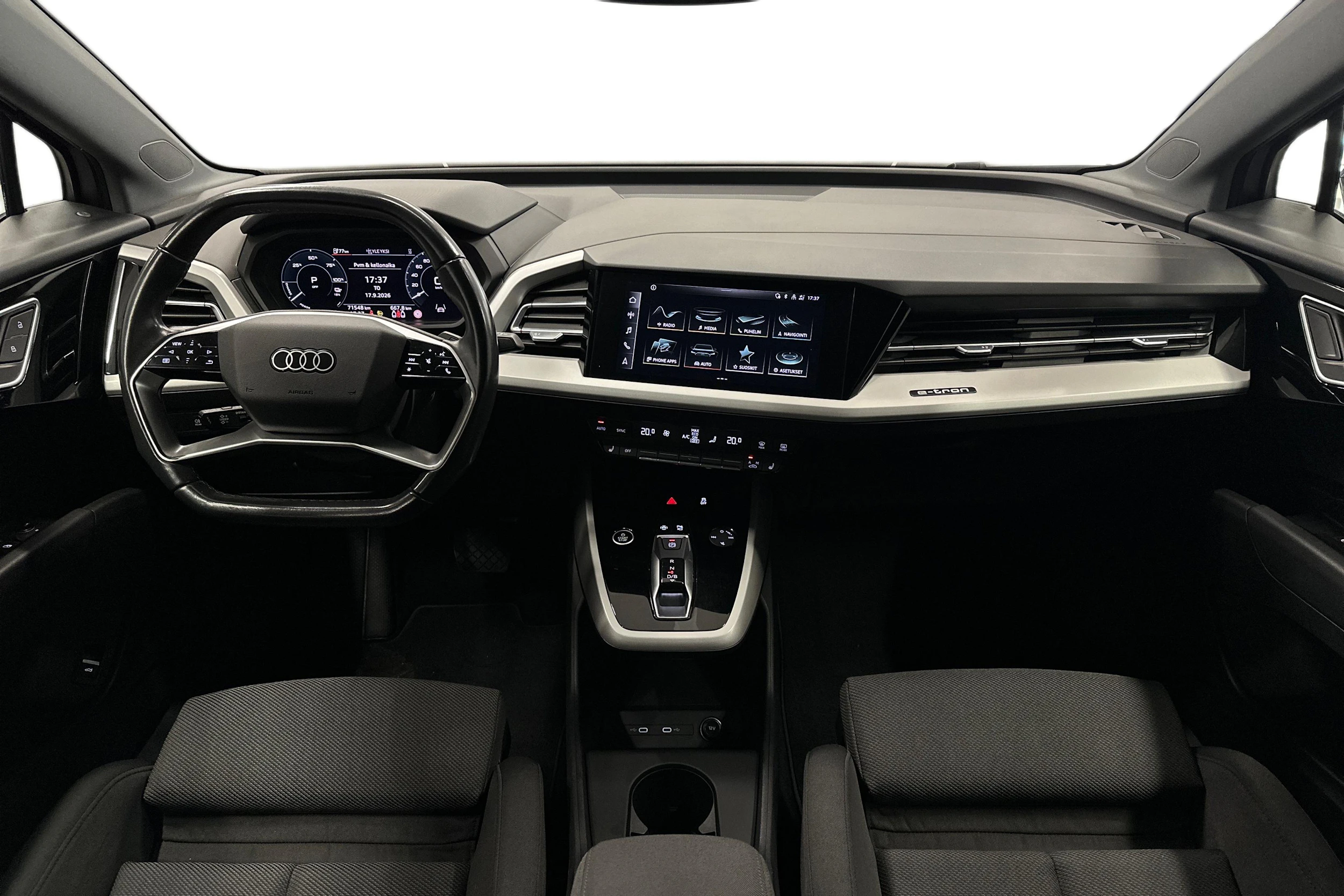 harmaa Audi Q4 e-tron 2023 kuva 7.