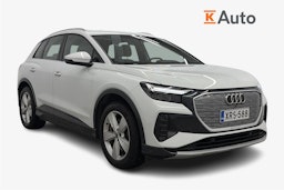 valkoinen Audi Q4 e-tron 2023 kuva 1.