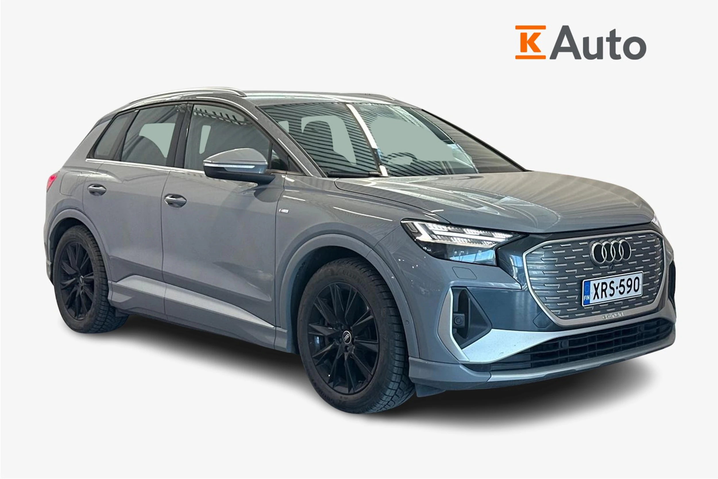 harmaa Audi Q4 e-tron 2023 kuva 1.