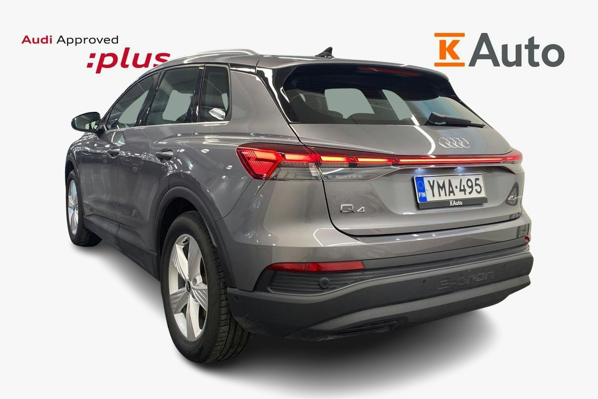 met. harmaa Audi Q4 e-tron 2023 kuva 2.