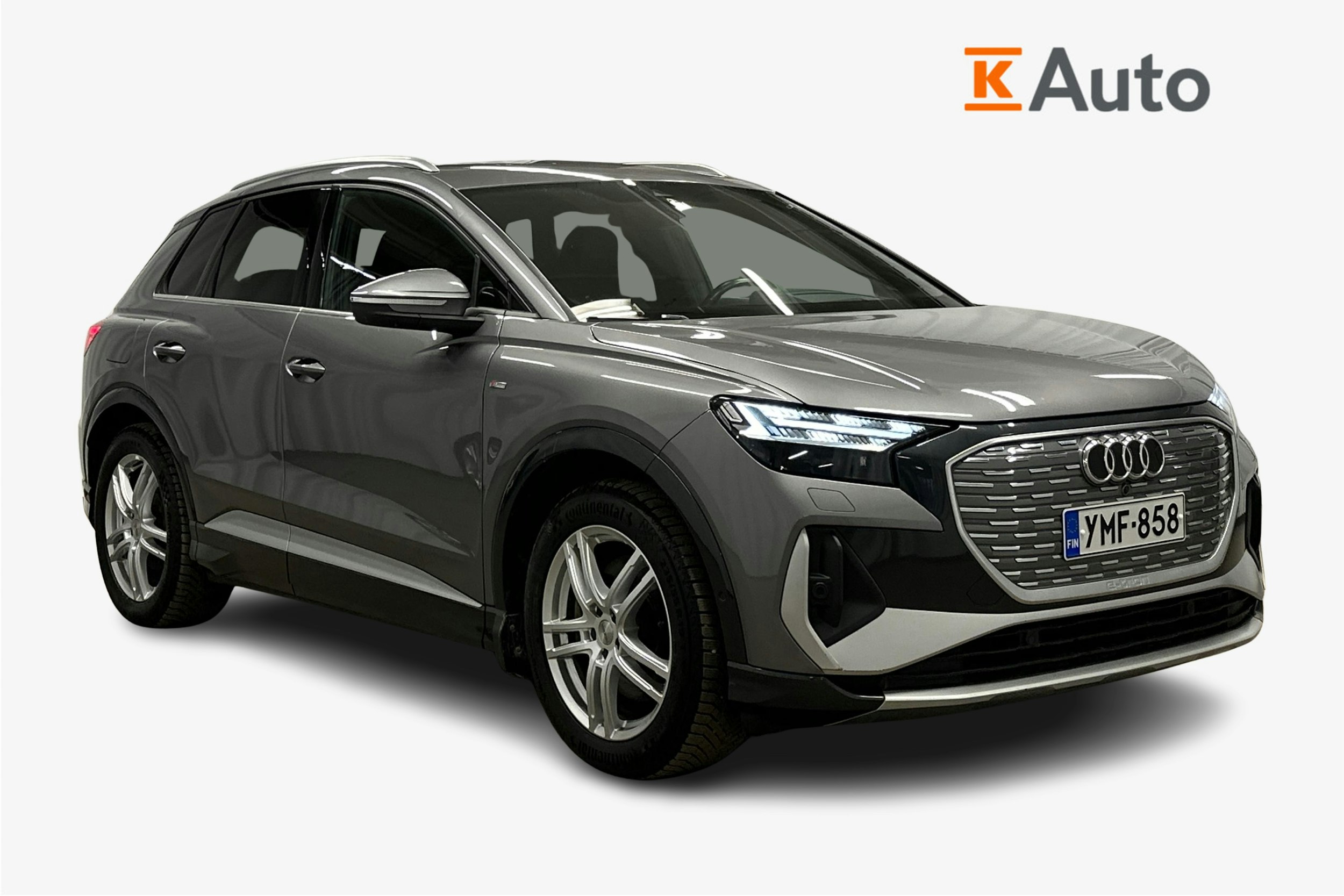 harmaa Audi Q4 e-tron 2023 kuva 1.