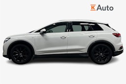 valkoinen Audi Q4 e-tron 2023 kuva 6.