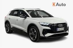 valkoinen Audi Q4 e-tron 2023 kuva 1.
