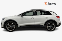 valkoinen Audi Q4 e-tron 2023 kuva 5.