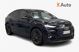 musta Audi Q4 e-tron 2023 kuva 1.