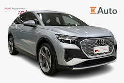harmaa Audi Q4 e-tron 2023 kuva 1.