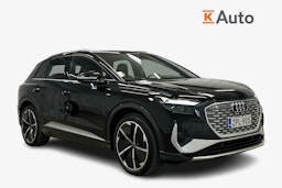 musta Audi Q4 e-tron 2023 kuva 1.