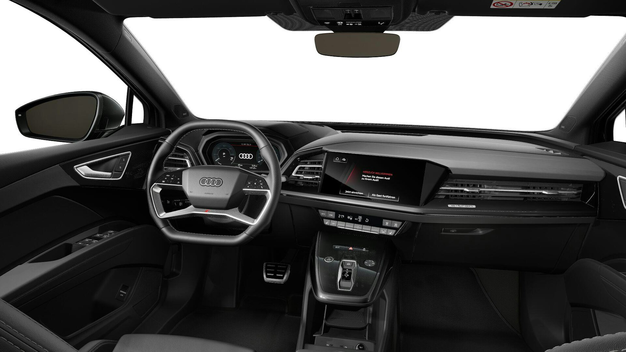 musta Audi Q4 e-tron 2024 kuva 8.