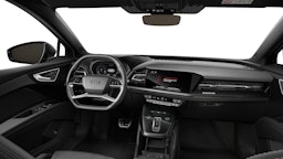 musta Audi Q4 e-tron 2024 kuva 8.