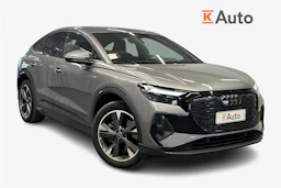harmaa Audi Q4 e-tron 2024 kuva 1.