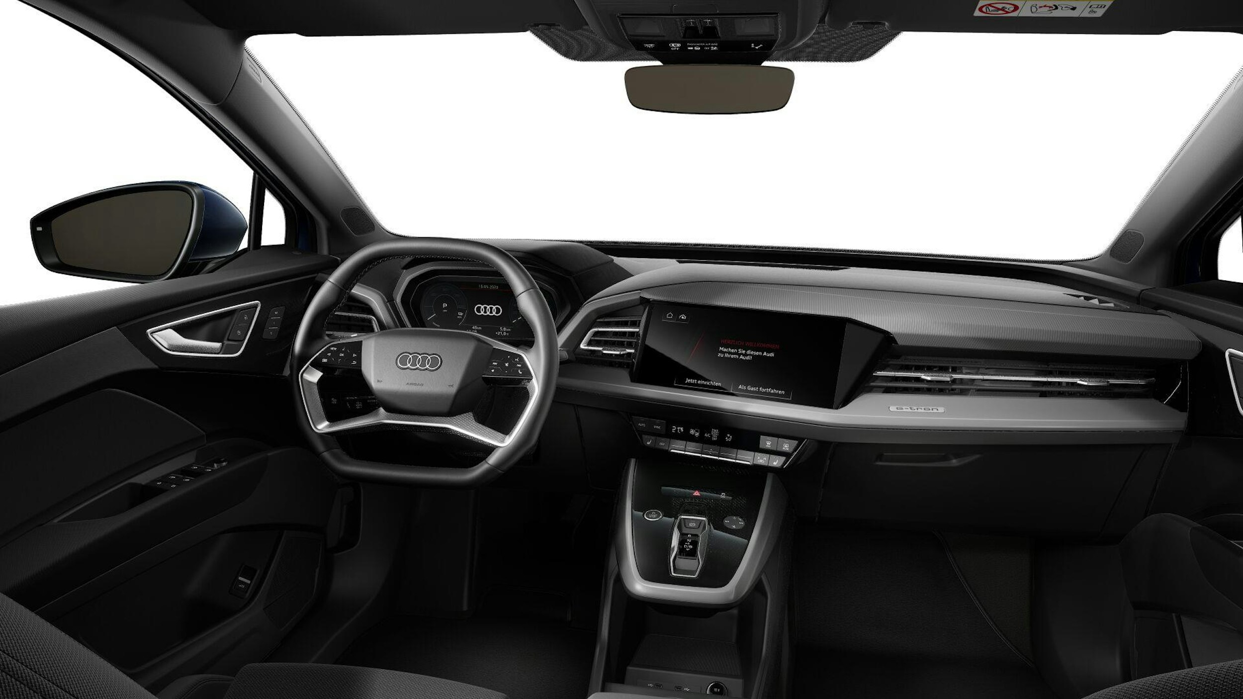 sininen Audi Q4 e-tron 2024 kuva 8.