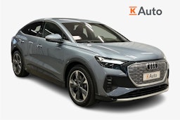 sininen Audi Q4 e-tron 2024 kuva 1.