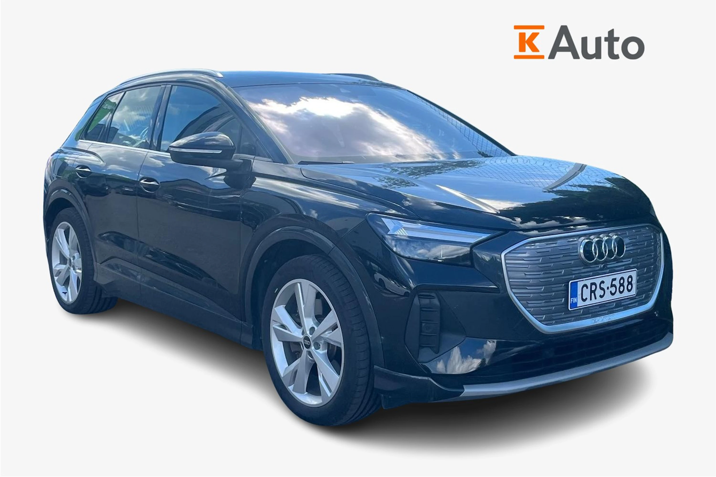 musta Audi Q4 e-tron 2024 kuva 1.