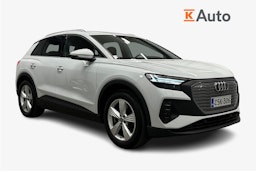 valkoinen Audi Q4 e-tron 2024 kuva 1.