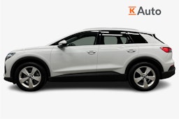 valkoinen Audi Q4 e-tron 2024 kuva 6.