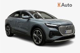 sininen Audi Q4 e-tron 2024 kuva 1.