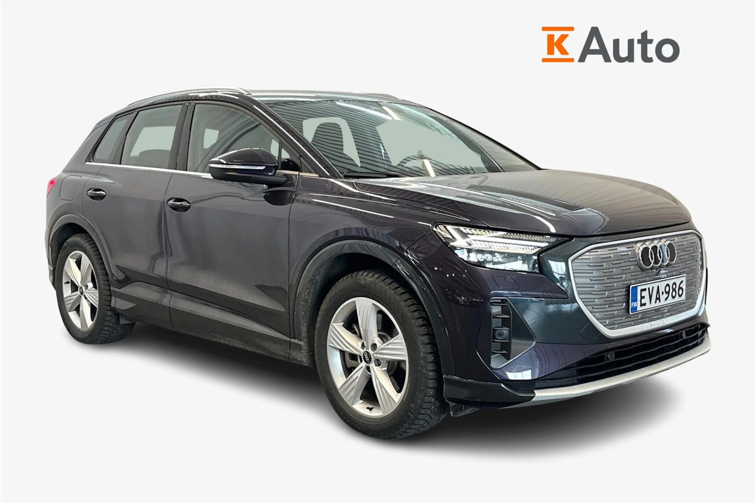 met. vihreä Audi Q4 e-tron 2024 kuva 1.