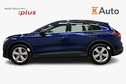 sininen Audi Q4 e-tron 2024 kuva 6.