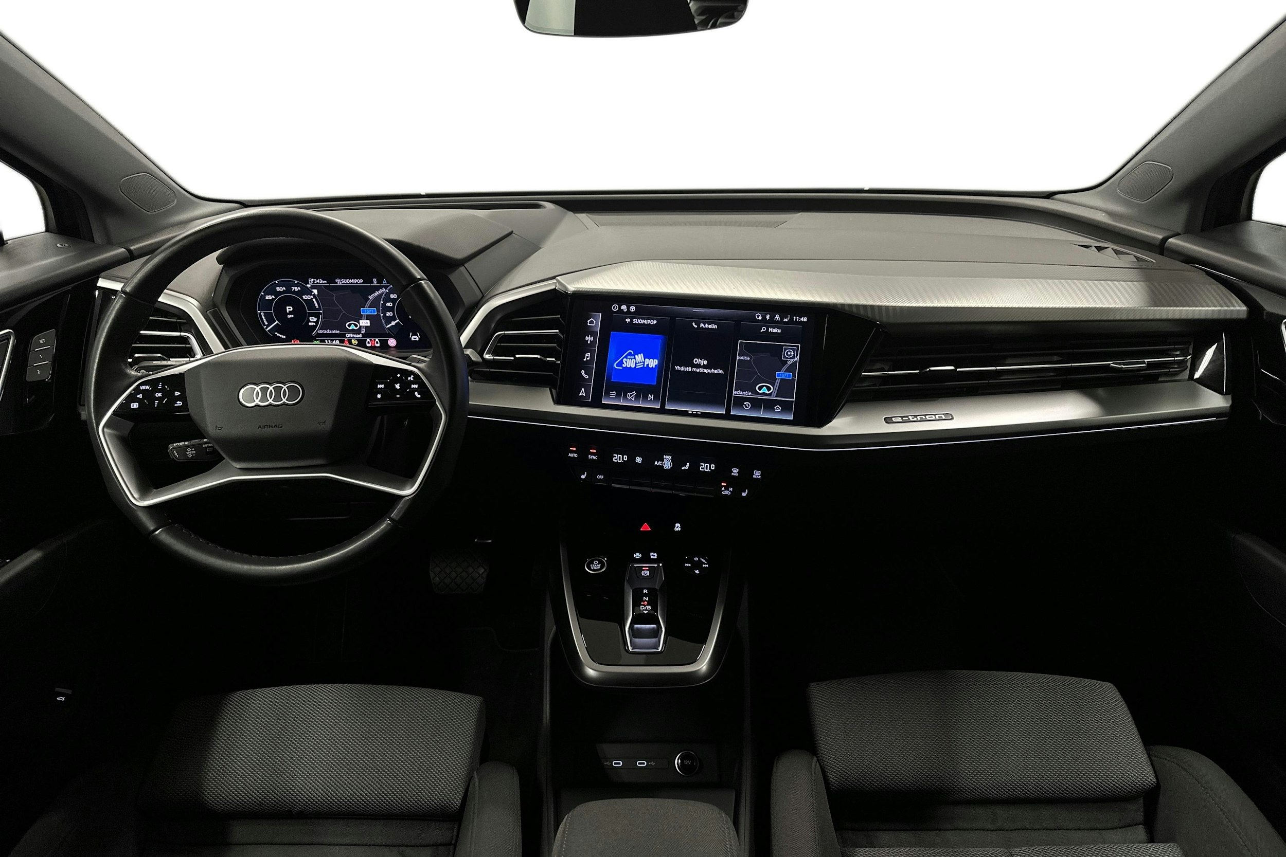 sininen Audi Q4 e-tron 2024 kuva 9.