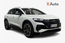 valkoinen Audi Q4 e-tron 2024 kuva 1.