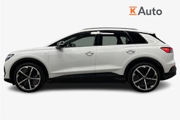 valkoinen Audi Q4 e-tron 2024 kuva 6.