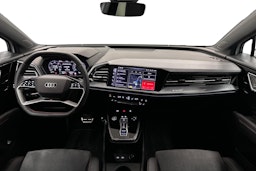 valkoinen Audi Q4 e-tron 2024 kuva 9.