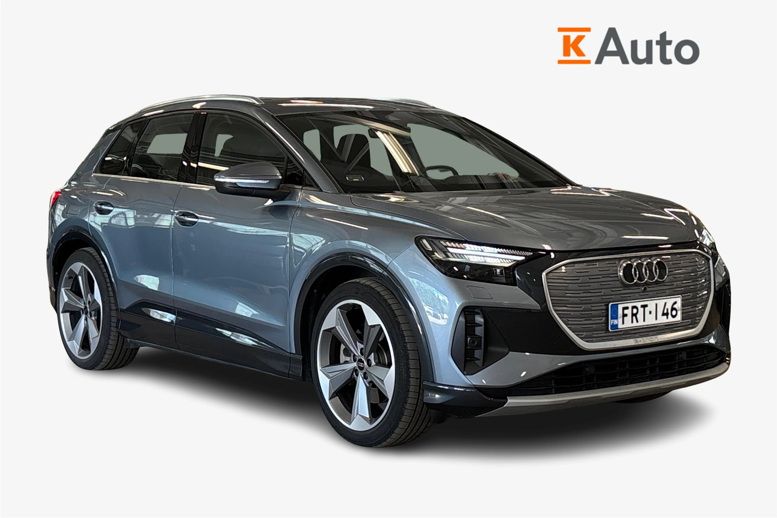 sininen Audi Q4 e-tron 2024 kuva 1.