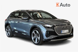 sininen Audi Q4 e-tron 2024 kuva 1.