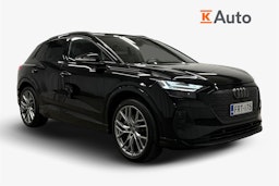 musta Audi Q4 e-tron 2024 kuva 1.
