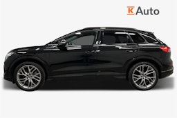 musta Audi Q4 e-tron 2024 kuva 6.