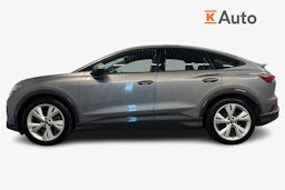 Harmaa Audi Q4 e-tron 2024 kuva 6.