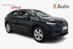 musta Audi Q4 e-tron 2024 kuva 1.