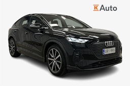 musta Audi Q4 e-tron 2024 kuva 1.