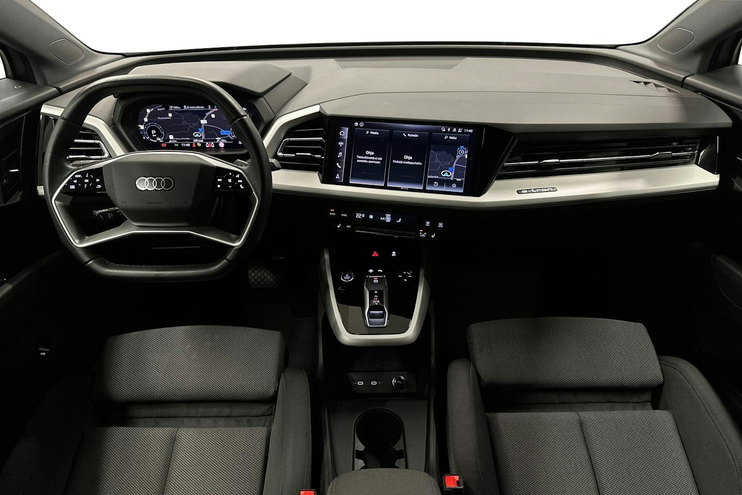 harmaa Audi Q4 e-tron 2024 kuva 9.