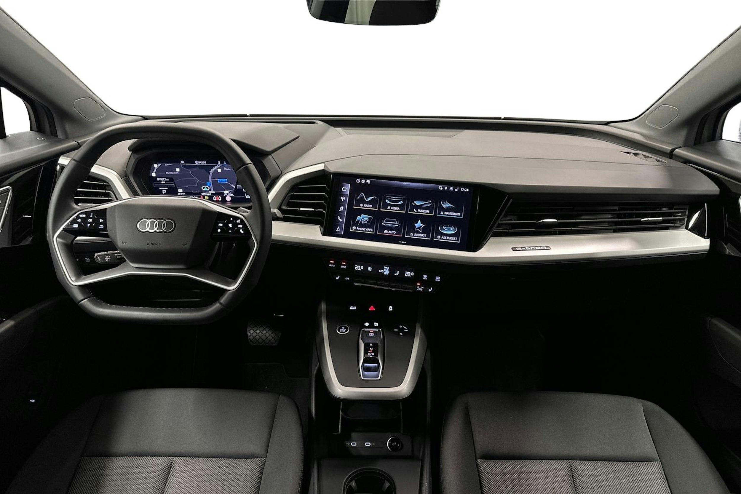 harmaa Audi Q4 e-tron 2024 kuva 7.