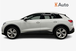 valkoinen Audi Q4 e-tron 2024 kuva 5.
