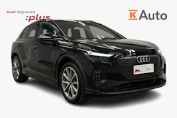 musta Audi Q4 e-tron 2024 kuva 1.