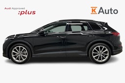 musta Audi Q4 e-tron 2024 kuva 6.