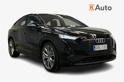 musta Audi Q4 e-tron 2024 kuva 1.