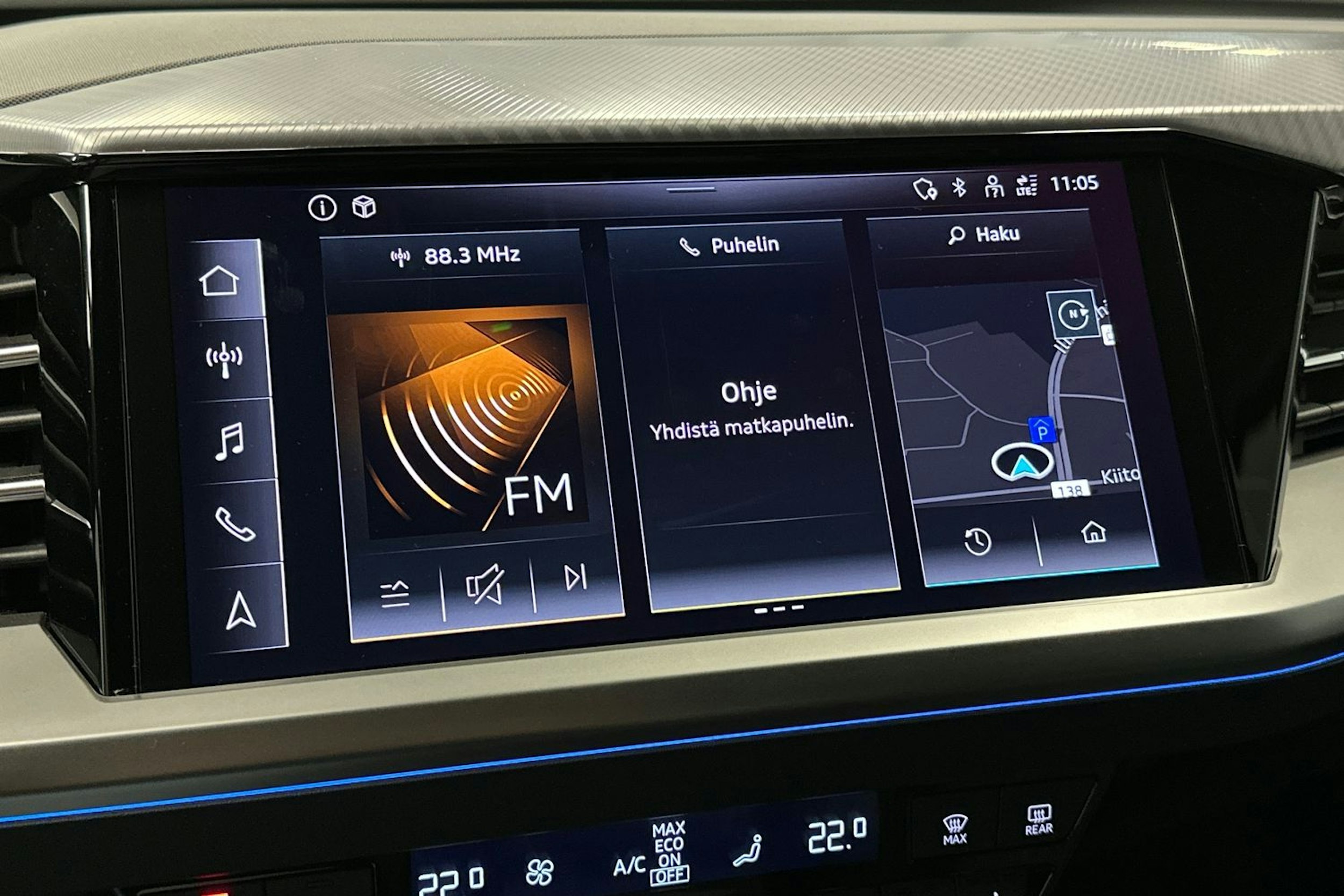 musta Audi Q4 e-tron 2024 kuva 19.