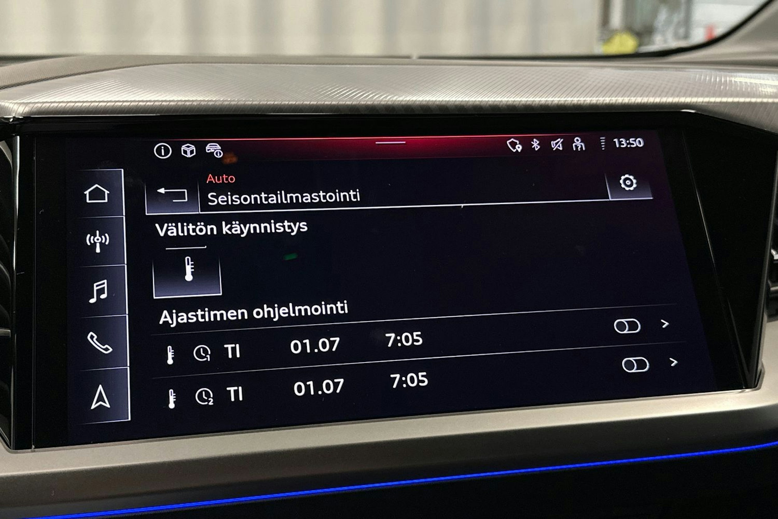 sininen Audi Q4 e-tron 2024 kuva 29.