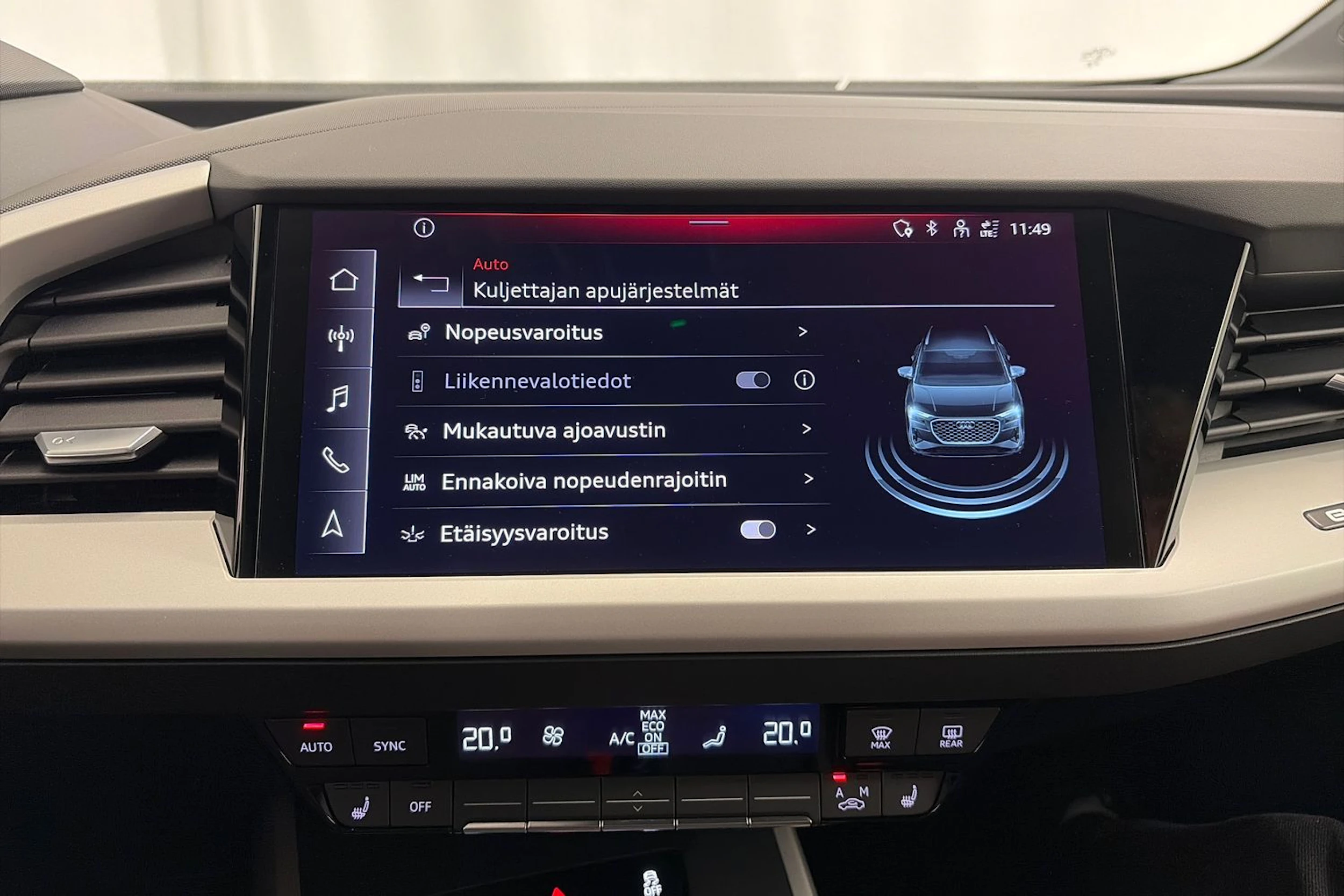 Harmaa Audi Q4 e-tron 2024 kuva 27.