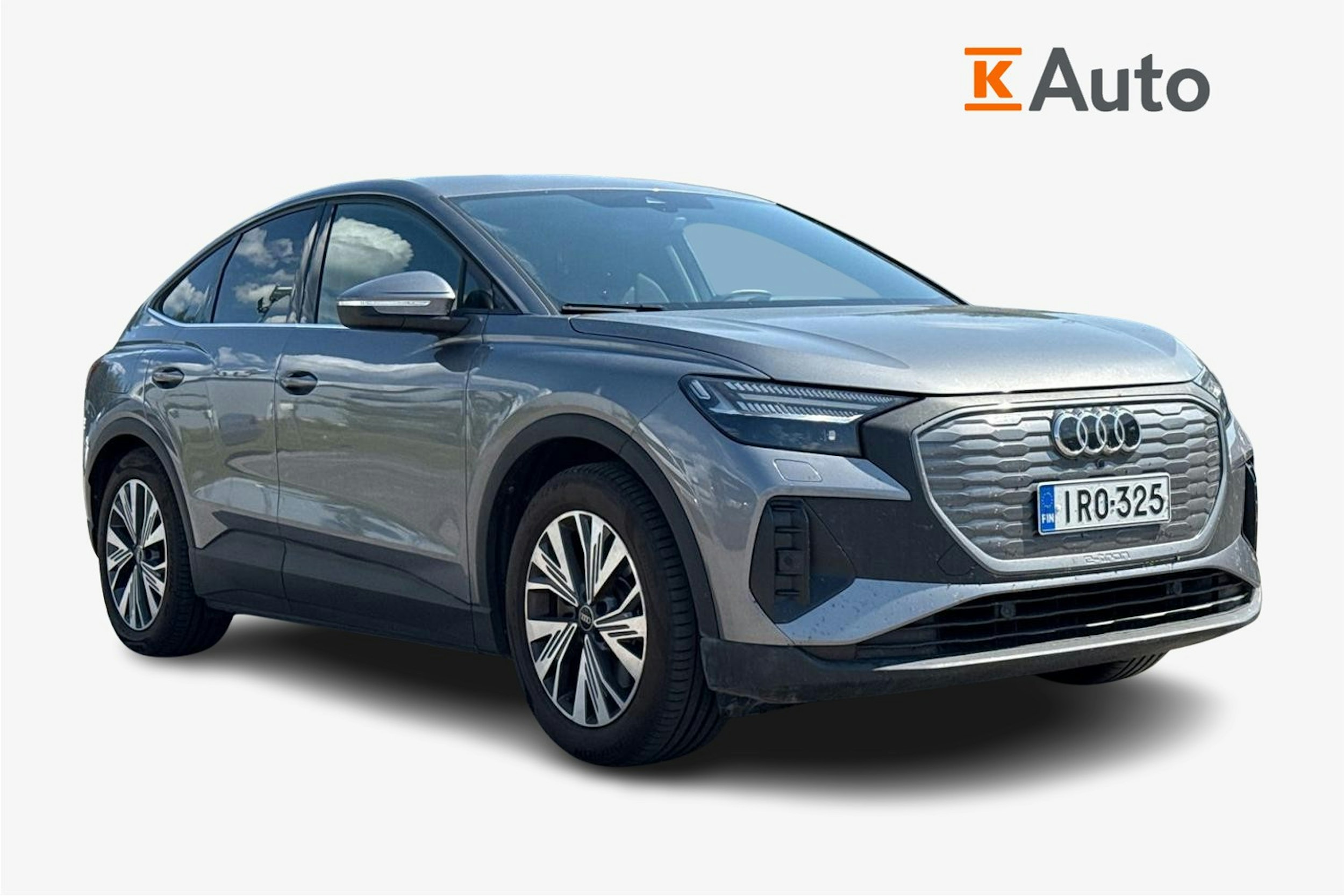 Harmaa Audi Q4 e-tron 2024 kuva 1.