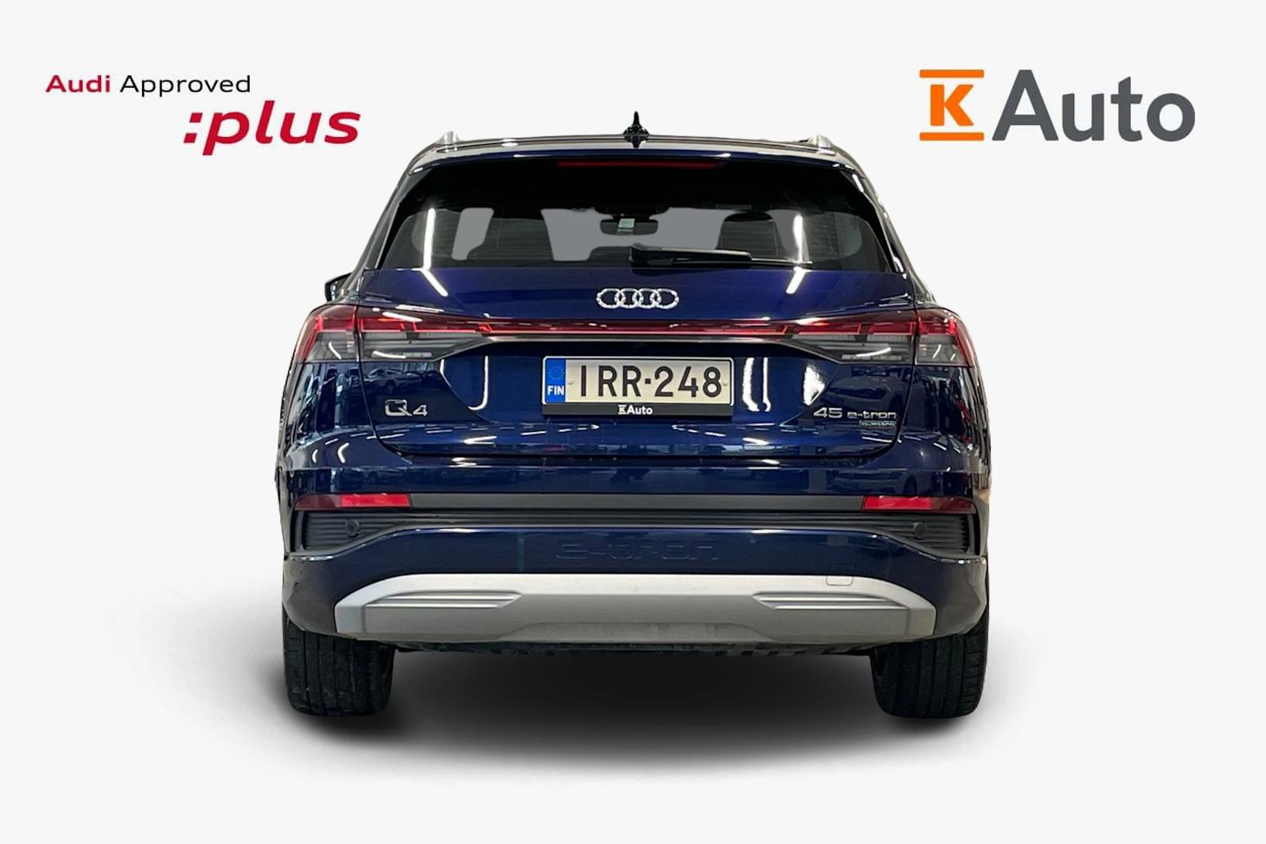 Sininen Audi Q4 e-tron 2024 kuva 3.
